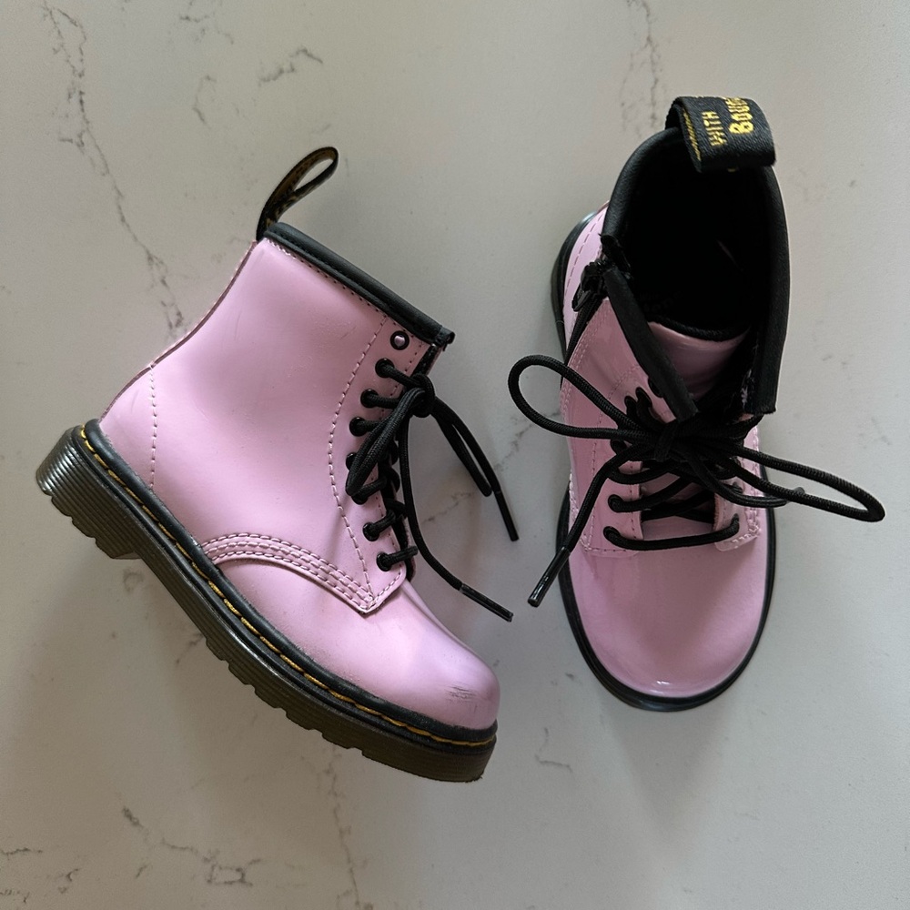Dr. Martens Toddler/Child Boots, Size 8, Bubblegum Pink, NWOT